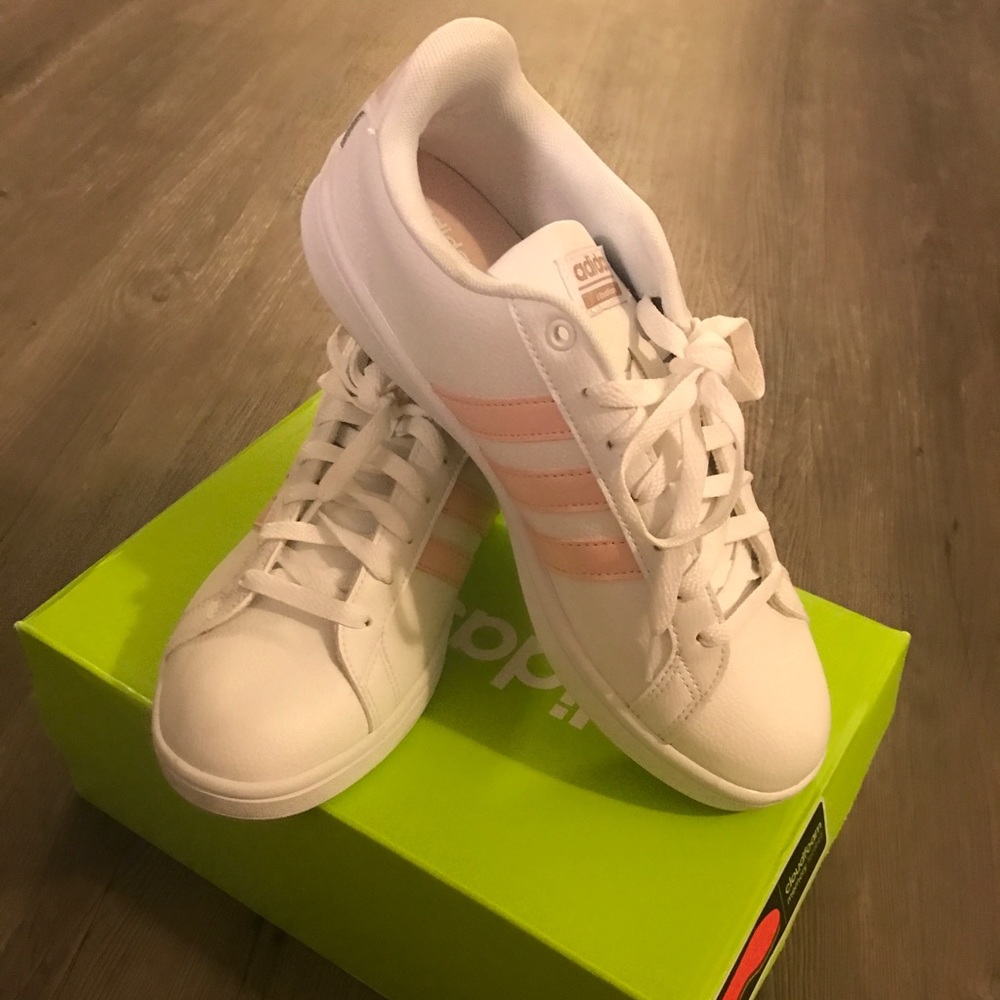 Pink Adidas Superstars Neo
